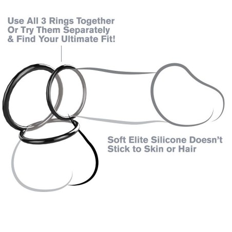 FANTASY C-RINGZ - STAMINA SILICONEN RINGEN SET