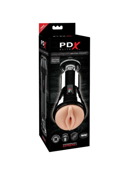 PDX ELITE - MASTURBATORE CON VIBRAZIONE ED EFFETTO COMPRESSORE