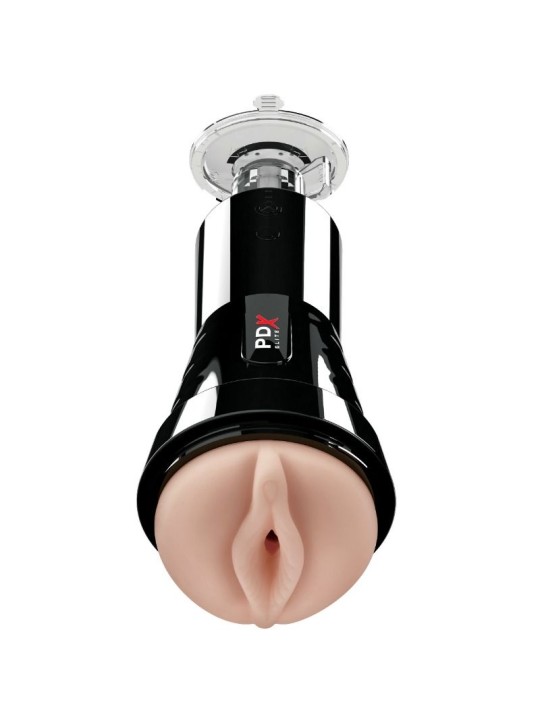 PDX ELITE - MASTURBATOR WITH VIBRATION AND COMPRESSOR EFFECT