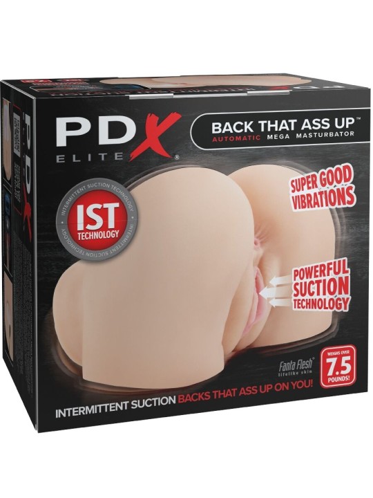 PDX ELITE - BACK THAT ASS UP REALISTISCHER VIBRIERENDER VAGINA- UND AN
