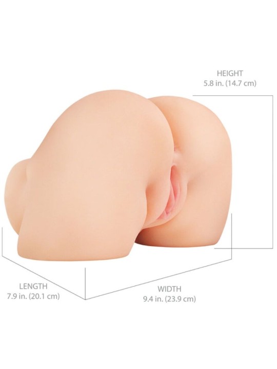 PDX ELITE - SHAKETHAT ASS REALISTISCHE VAGINA EN ANUS MASTURBATOR MET 