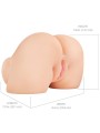 PDX ELITE - SHAKETHAT ASS MASTURBADOR REALISTA DE VAGINA E ÂNUS COM VI