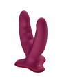FUN FACTORY - RYDE DOUBLE DILDO WINE RED