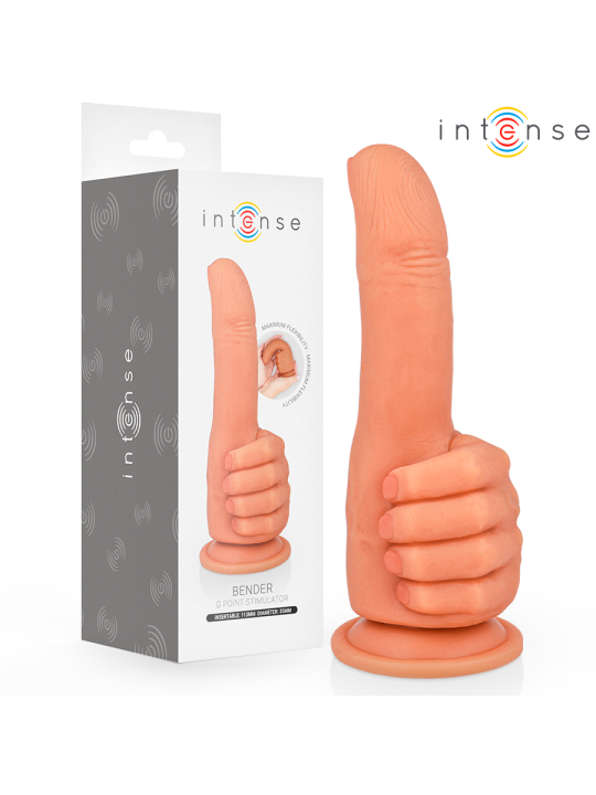 INTENSE - BENDER STIMOLATORE PUNTO G FLESSIBILE MANO 11,3 CM