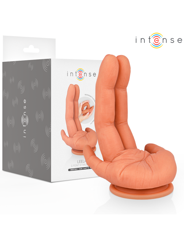 INTENSE - ESTIMULADOR DE PONTO G LEELA MÃO FLEXÍVEL 12,6 CM