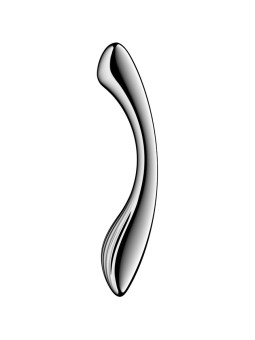 SATISFYER - PURE GRAVITY 1 STAINLESS STEEL DOUBLE-ENDED DILDO