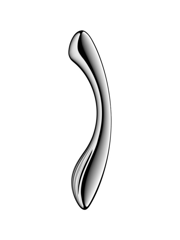 SATISFYER - PURE GRAVITY 1 RVS DUBBELZIJDIGE DILDO