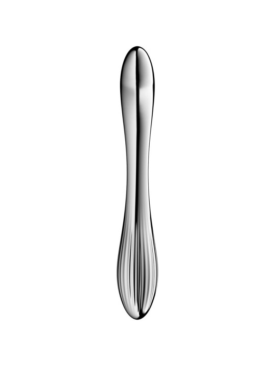 SATISFYER - PURE GRAVITY 1 RVS DUBBELZIJDIGE DILDO