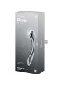 SATISFYER - PURE GRAVITY 1 DILDO DE AÇO INOXIDÁVEL COM DUAS EXTREMIDAD