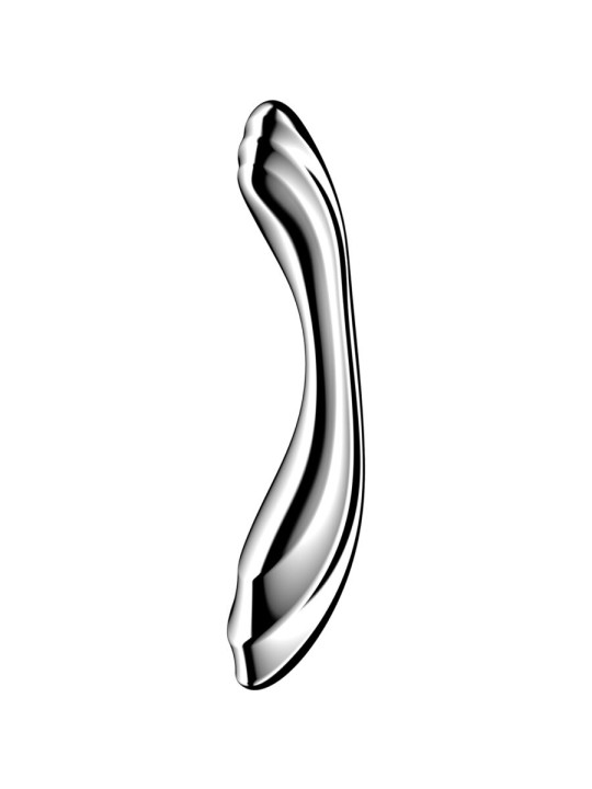 SATISFYER - PURE GRAVITY 2 STAINLESS STEEL DOUBLE-ENDED DILDO