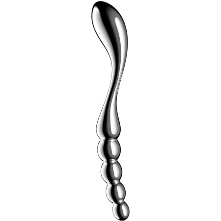 SATISFYER - STAR FORCE 1 RVS DUBBELZIJDIGE DILDO