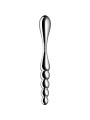 SATISFYER - STAR FORCE 1 STAINLESS STEEL DOUBLE-ENDED DILDO