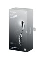 SATISFYER - STAR FORCE 1 STAINLESS STEEL DOUBLE-ENDED DILDO