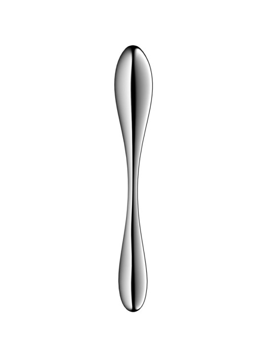 SATISFYER - DILDO A DOPPIA ESTREMITÀ IN ACCIAIO INOX STAR FORCE 3