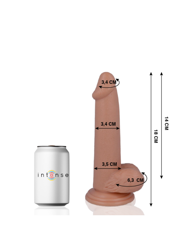MR INTENSE - 10 REALISTIC COCK 18 CM -O- 3.4 CM