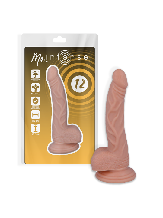 MR INTENSE - 12 REALISTISCHE PENIS 18,2 CM -OF- 2,5 CM