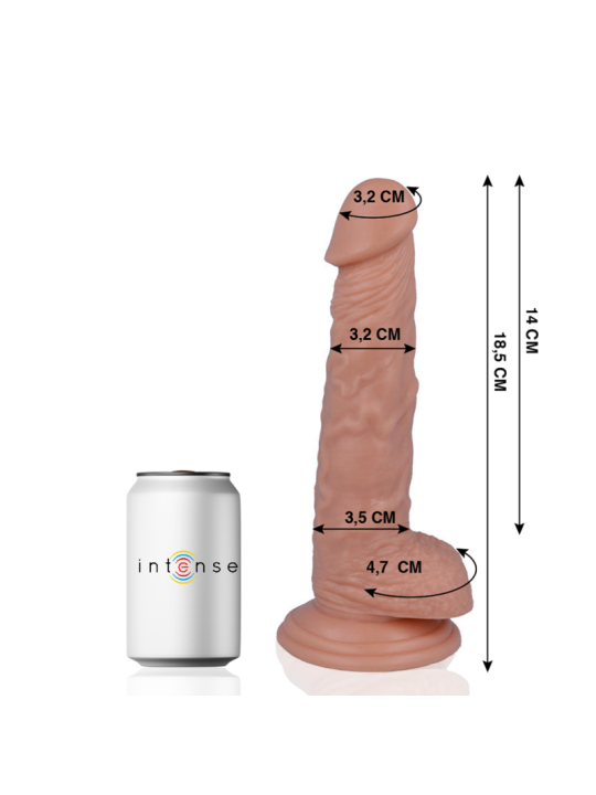 MR INTENSE - 13 PENE REALÍSTICO 18.5 CM -O- 3.2 CM