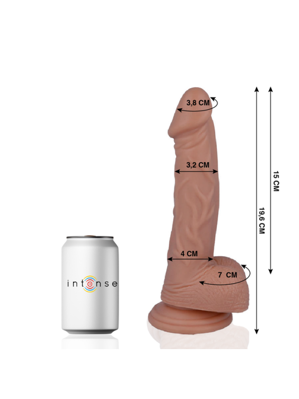 MR INTENSE - 16 PENE REALÍSTICO 19.6 CM -O- 3.2 CM