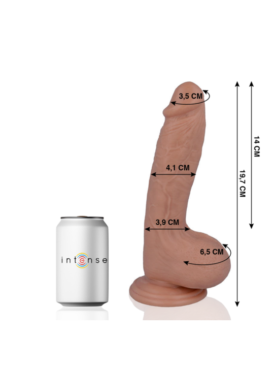 MR INTENSE - 17 PENE REALÍSTICO 19.7 CM -O- 4.1 CM