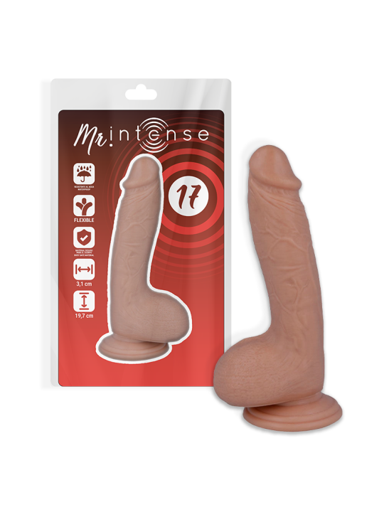 MR INTENSE - 17 PENE REALÍSTICO 19.7 CM -O- 4.1 CM