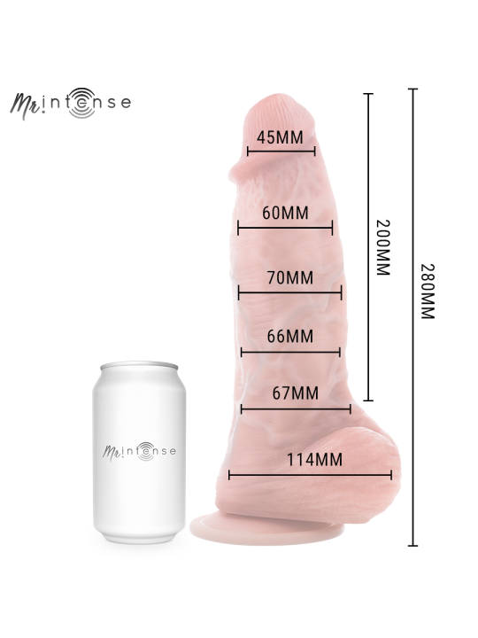 MR INTENSE - DILDO IN SILICONE EXTRABIG SPENCER 28 CM -Ø- 7,3 CM