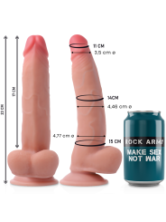 ROCKARMY - REALISTISCHE DILDO MET DUBBELE DICHTHEID LUIPAARD 23 CM -OF