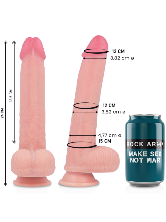 ROCKARMY - LIQUIDE SILICONE PREMIUM KINGCOBRA RÉALISTE 24 CM -O- 4.77 