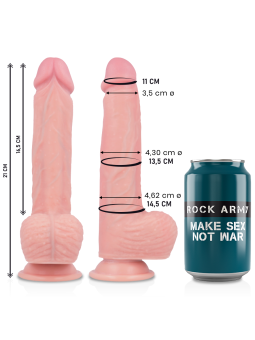 ROCKARMY - VLOEIBARE SILICONEN DILDO PREMIUM SPITFIRE 21 CM -OF- 4.62 