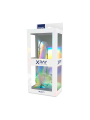 X RAY - DILDO TRANSPARENTE COM BOLAS 18.5 CM -O- 3.8 CM