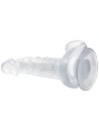 BAILE - REALISTISCHER DILDO MIT SAUGNAPF UND HODEN 16.7 CM TRANSPARENT