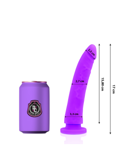 DELTA CLUB - DILDO REALISTA LILA SILICONA MEDICA 17 CM -O- 3 CM