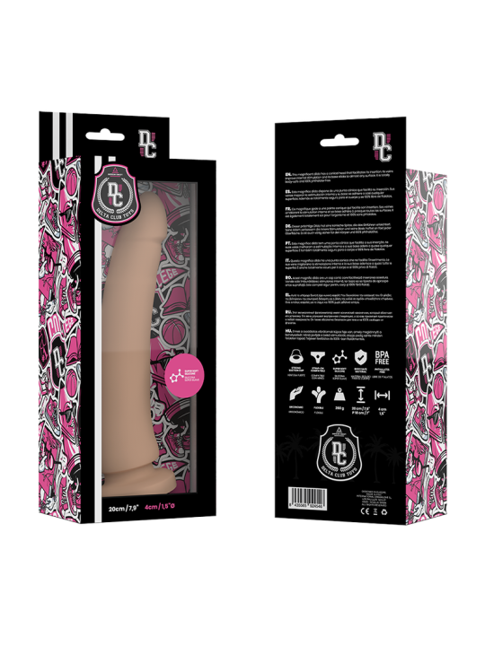 DELTA CLUB - SPEELGOED NATUURLIJKE DILDO MEDISCHE SILICONEN 20 CM -OF-