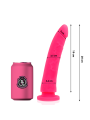 DELTA CLUB - DILDO REALISTA ROSA SILICONA MEDICA 20 CM -O- 4 CM