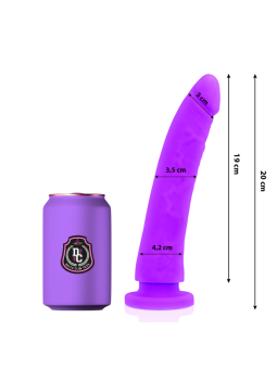 DELTA CLUB - SPEELGOED DILDO LILAC MEDISCHE SILICONEN 20 CM -OF- 4 CM