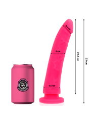 DELTA CLUB - TOYS DILDO MÉDICO DE SILICONE ROSA 23 CM -O- 4.5 CM