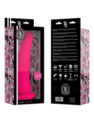 DELTA CLUB - TOYS DILDO MÉDICO DE SILICONE ROSA 23 CM -O- 4.5 CM