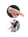 KING COCK - BALLES GODE 3D PLUS 24.5 CM PEAU CLAIRE