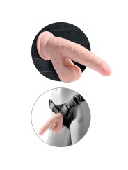 KING COCK - PLUS 3D DILDO SWINGING BALLS 15.2 CM HELLE HAUT