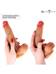 MR INTENSE - BRUCE M SILICONE DILDO MET TESTIKELS 20 CM -Ø- 4,5 CM