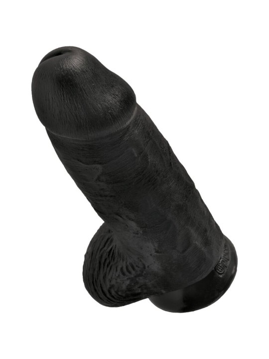KING COCK - PÉNIS RÉALISTE CHUBBY 23 CM NOIR