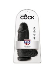 KING COCK - PÉNIS RÉALISTE CHUBBY 23 CM NOIR