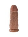 KING COCK - PÊNIS GORDINHO REALISTA 23 CM CARAMELO