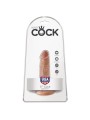 KING COCK - PÊNIS REALÍSTICO 12 CM CARAMELO