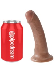 KING COCK - PÉNIS RÉALISTE 15 CM CARAMEL
