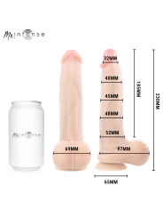 MR INTENSE - BRUCE L DILDO SILICONA 23 CM -Ø- 5.2 CM