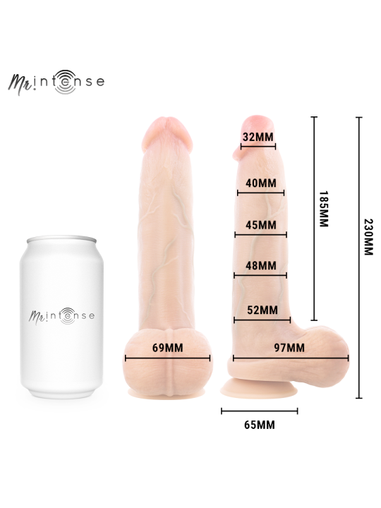 MR INTENSE - BRUCE L DILDO SILICONE 23 CM -Ø- 5.2 CM