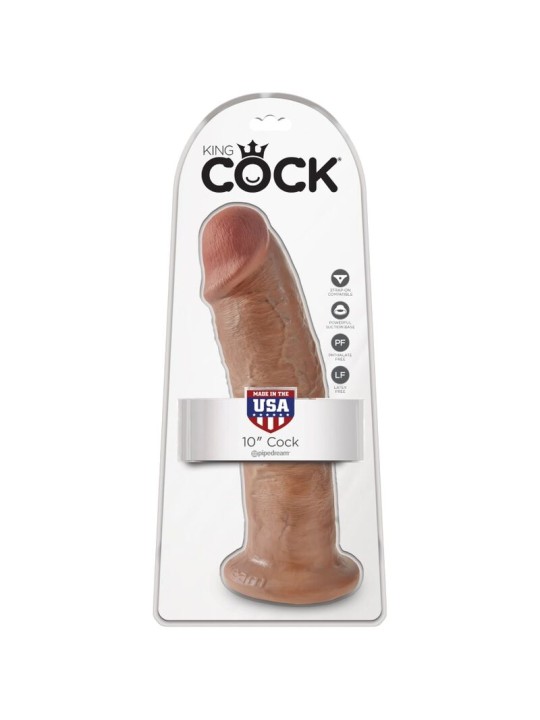 KING COCK - PENE REALÍSTICO 24 CM CARAMELO