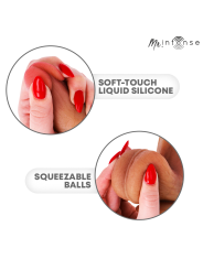 MR INTENSE - BRUCE L DILDO DE SILICONE 23 CM -Ø- 5,2 CM