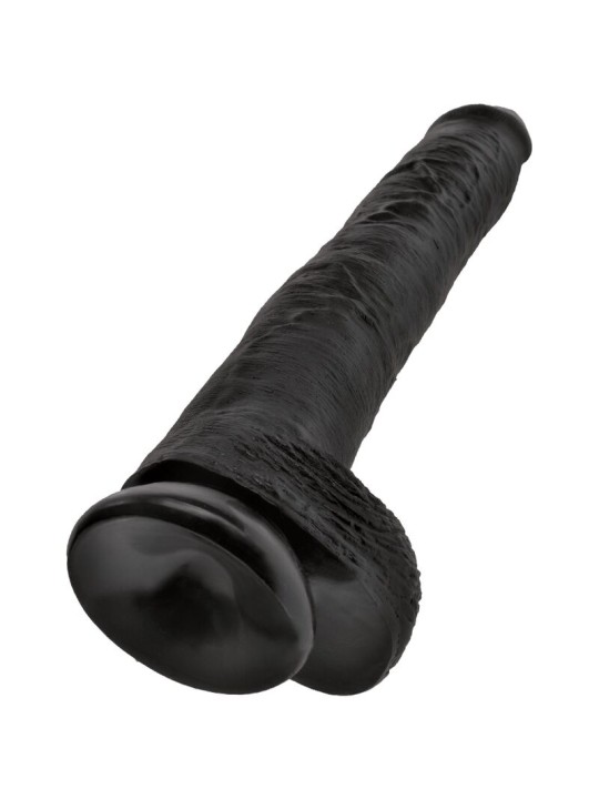 KING COCK - REALISTIC PENIS WITH BALLS 30.5 CM BLACK