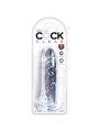 KING COCK - CLEAR PENE REALÍSTICO 15.5 CM TRANSPARENTE